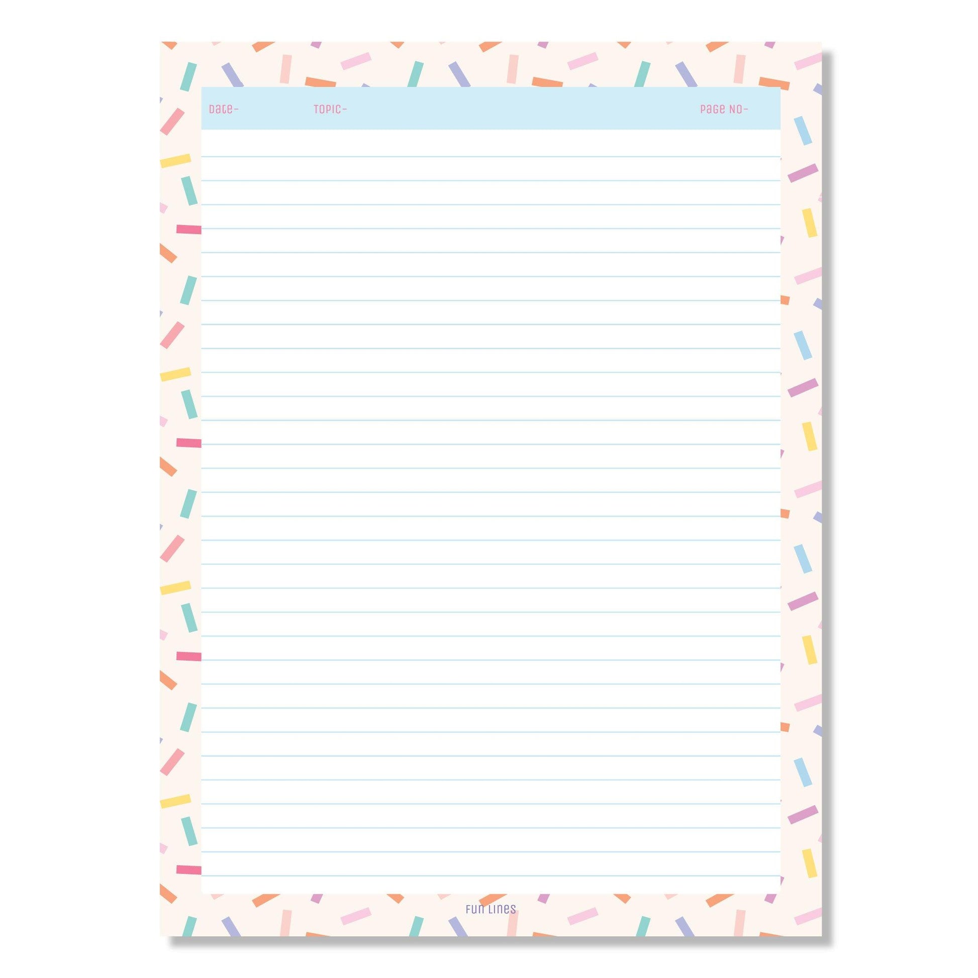 Project Papers - Fun Lines