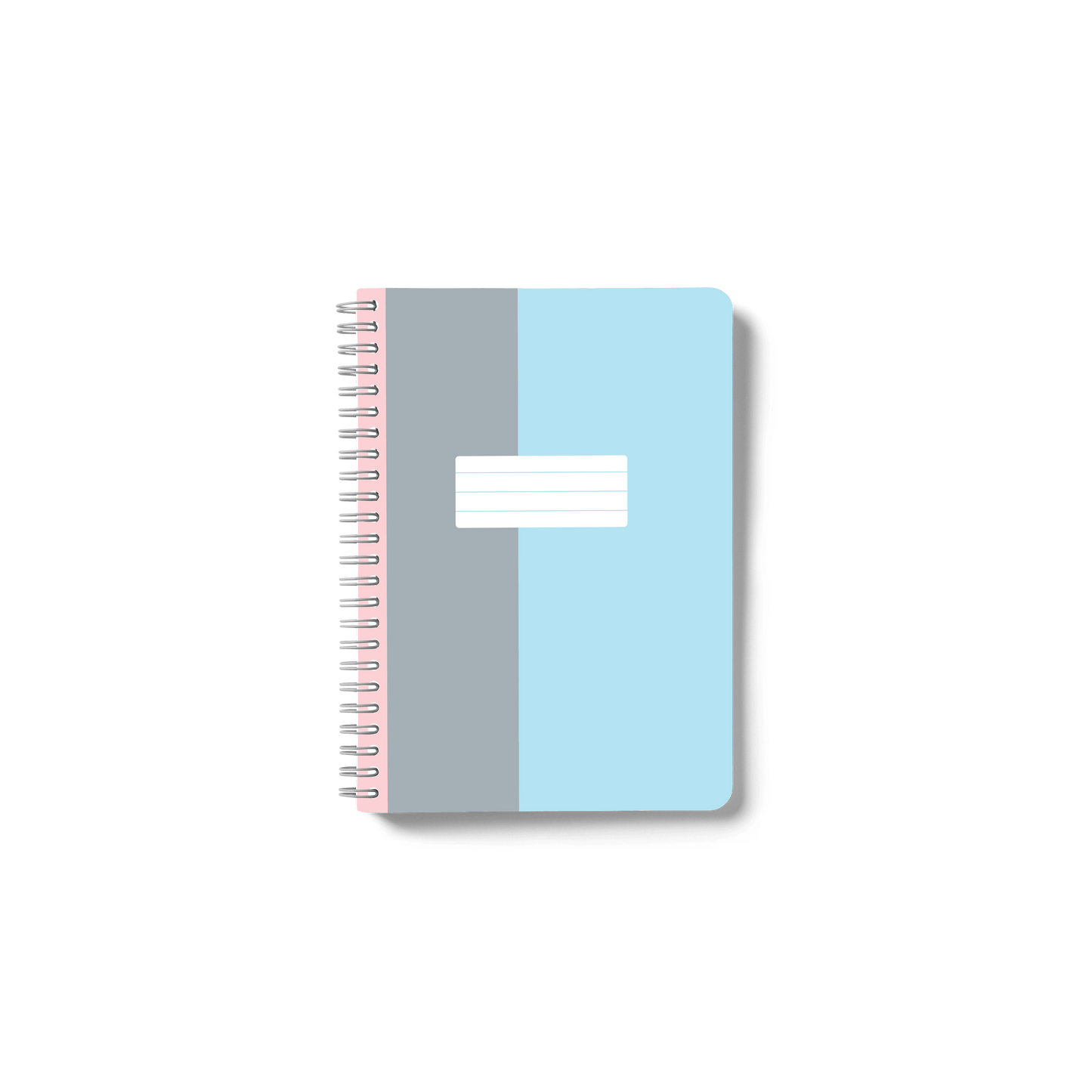 B5 Spiral/Wiro Notebooks - 200 pages - pack of 2 - Fun Lines