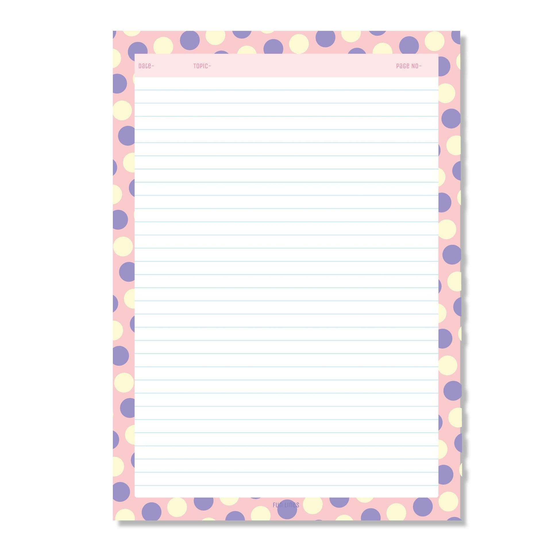 Project Papers - Fun Lines