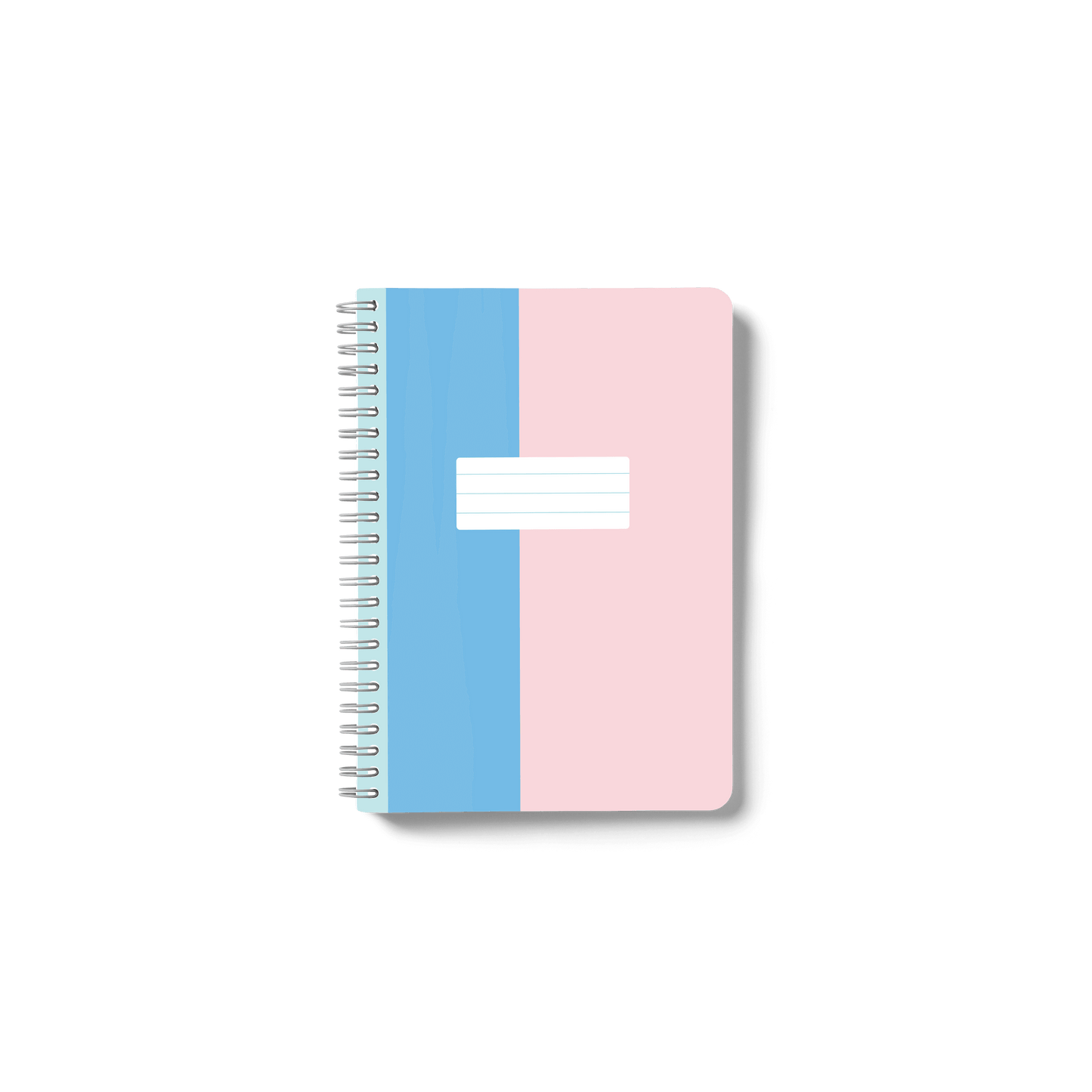 B5 Spiral/Wiro Notebooks - 200 pages - pack of 2 - Fun Lines