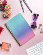 Soft Touch Solid Plastic Cover Notebooks - A5 - 160 Pages