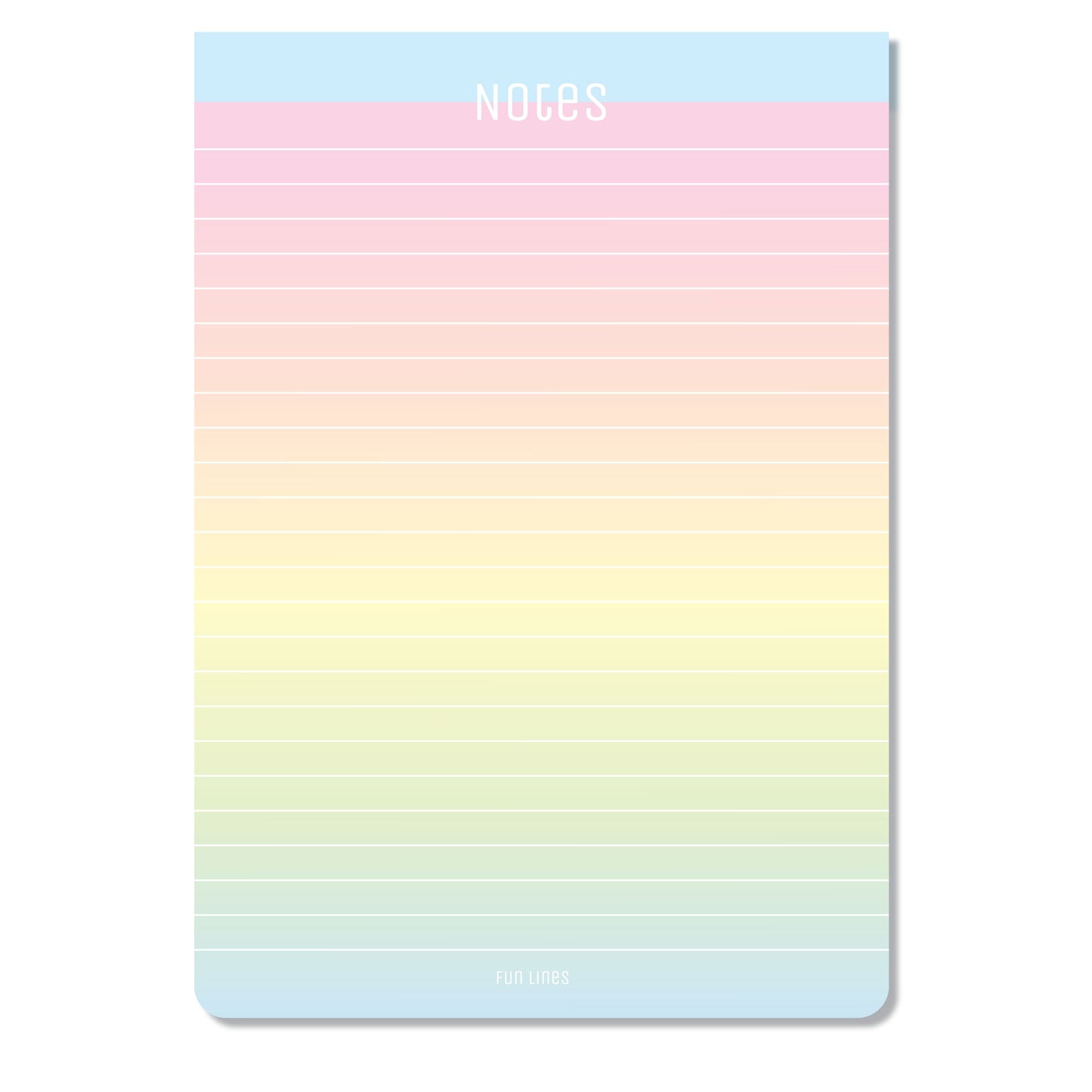 A5 Gradient Notepads - Pack of 4 - 200 sheets