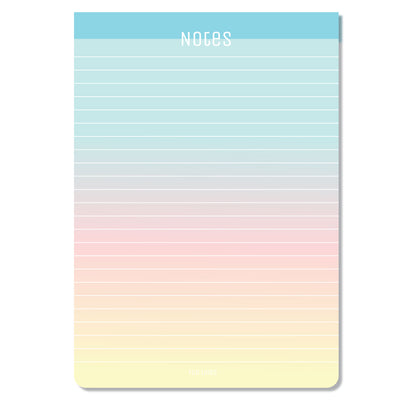 A5 Gradient Notepads - Pack of 4 - 200 sheets