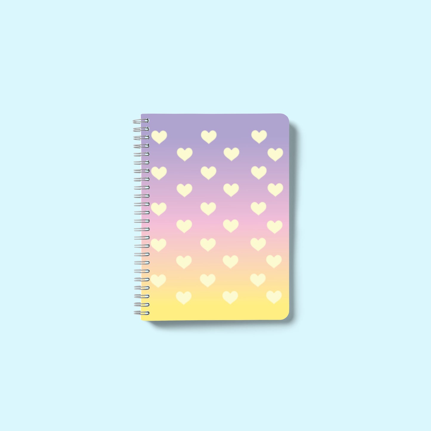 Soft Touch Solid Plastic Cover Notebooks - A5 - 160 Pages