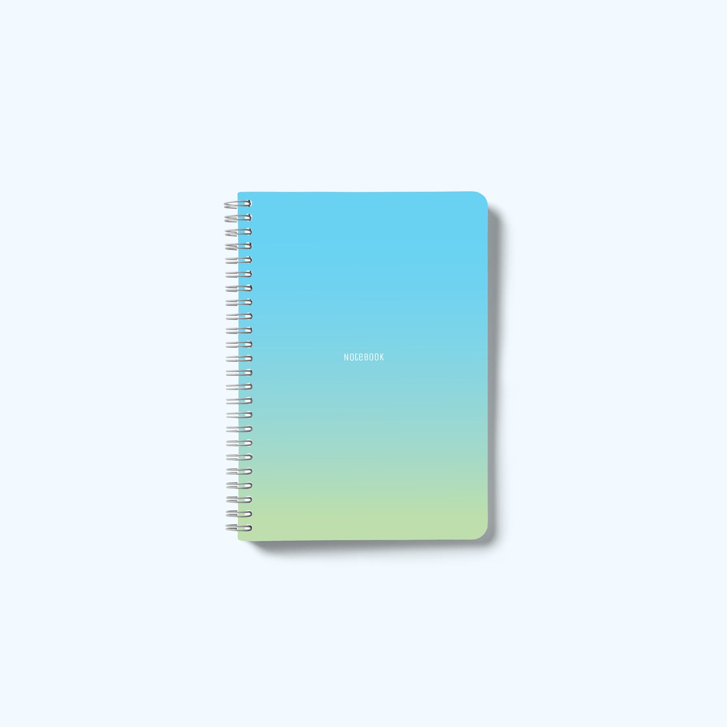 Soft Touch Solid Plastic Cover Notebooks - A5 - 160 Pages