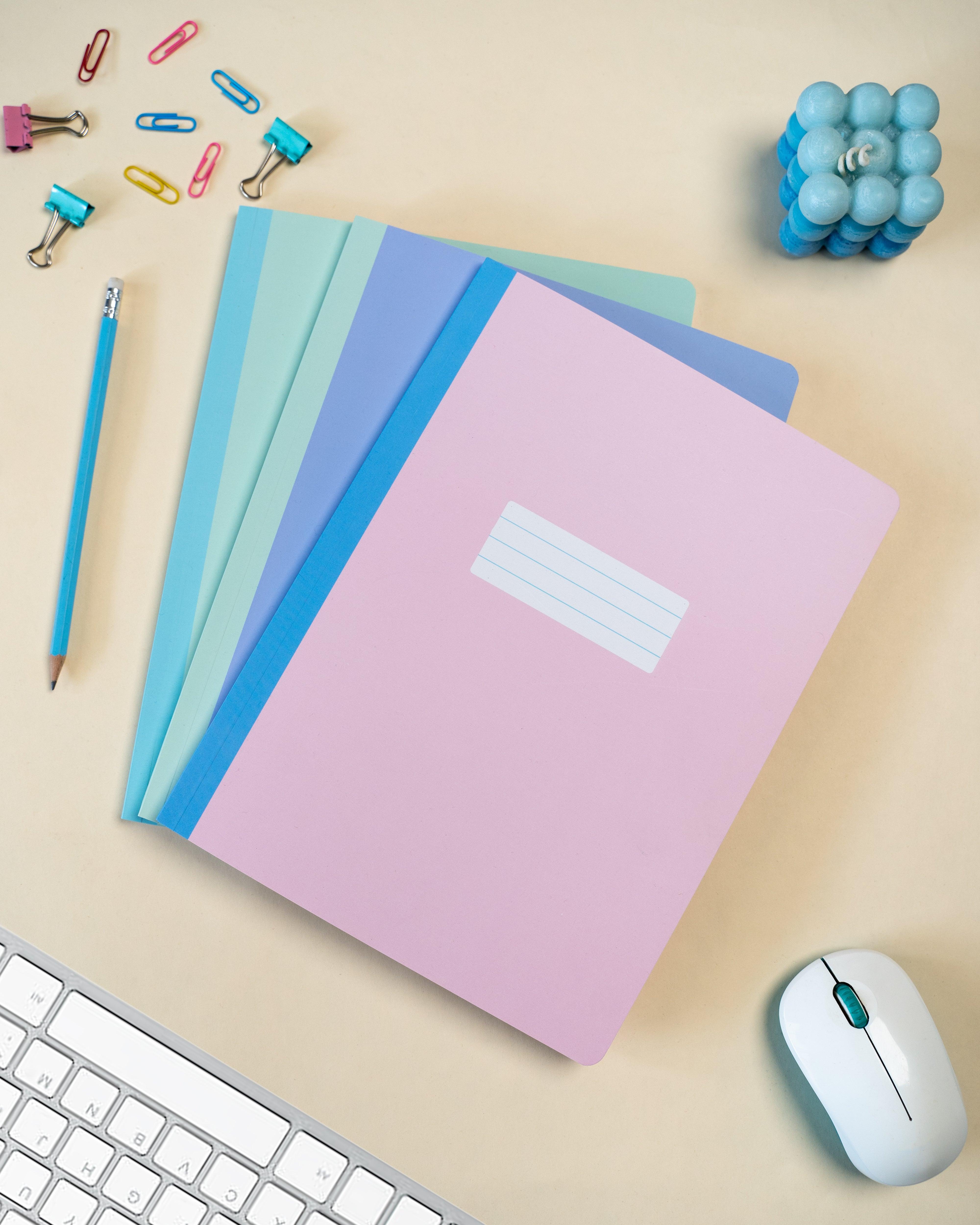 A4 Student Notebooks- Ruled - Pack of 3- Pack Name - Candy Pastel – Fun ...