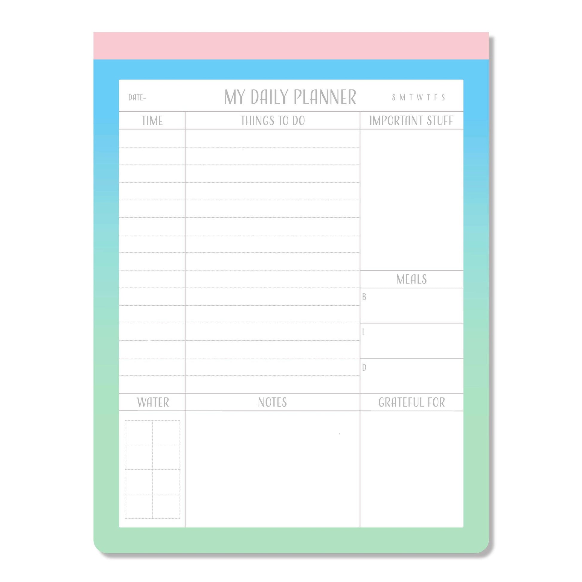 A4 - Planner Pads - Tearable - Fun Lines