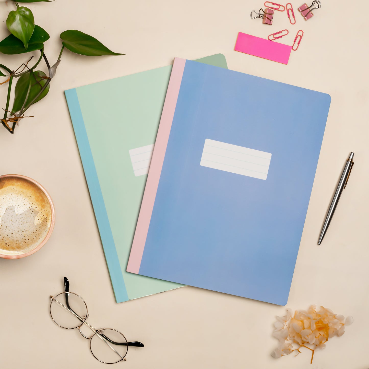 A4 Student Notebooks - Pack of 2 - Candy Pastel