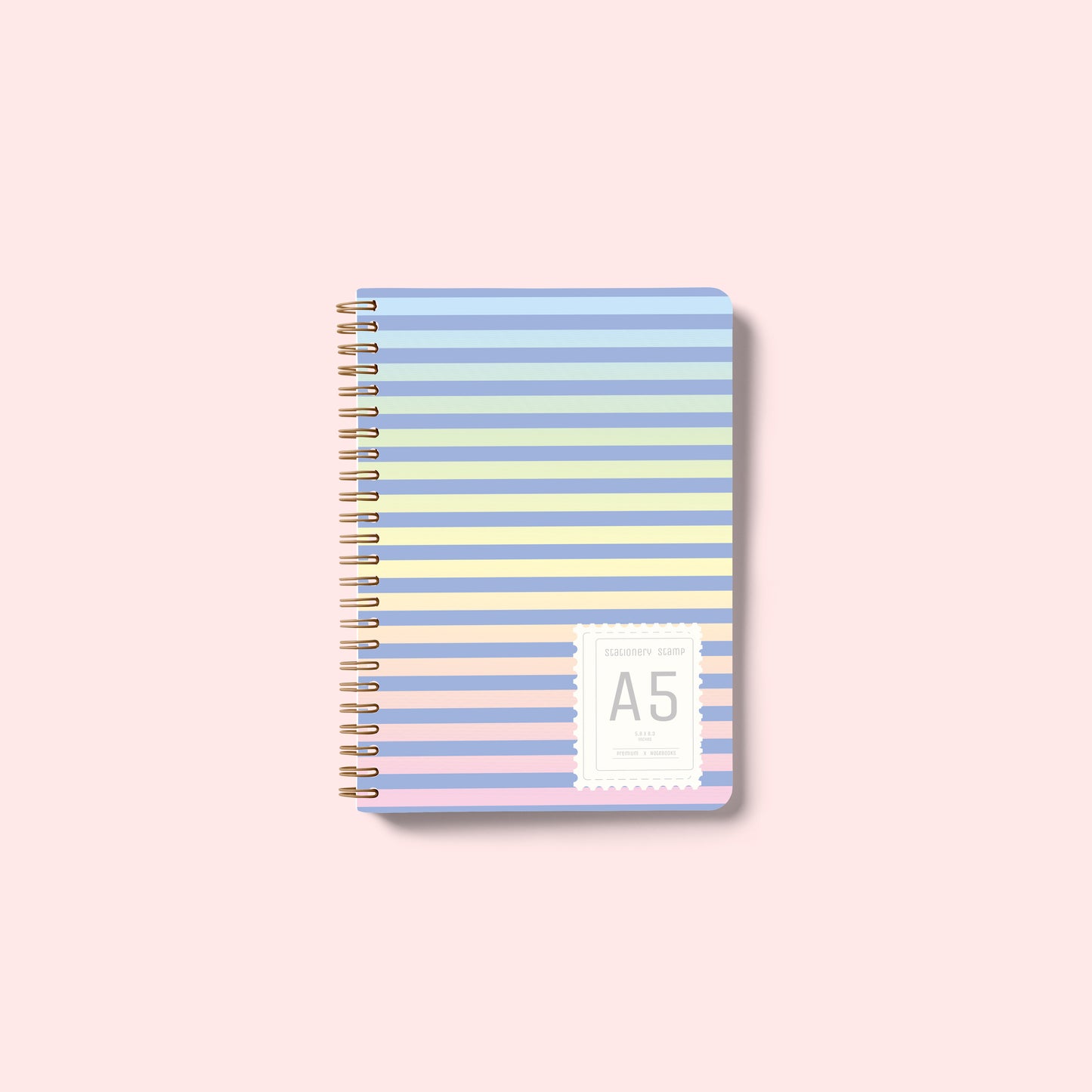 Wire Bound Softcover Notebooks - Size - A5 - 160 pages - 80 GSM