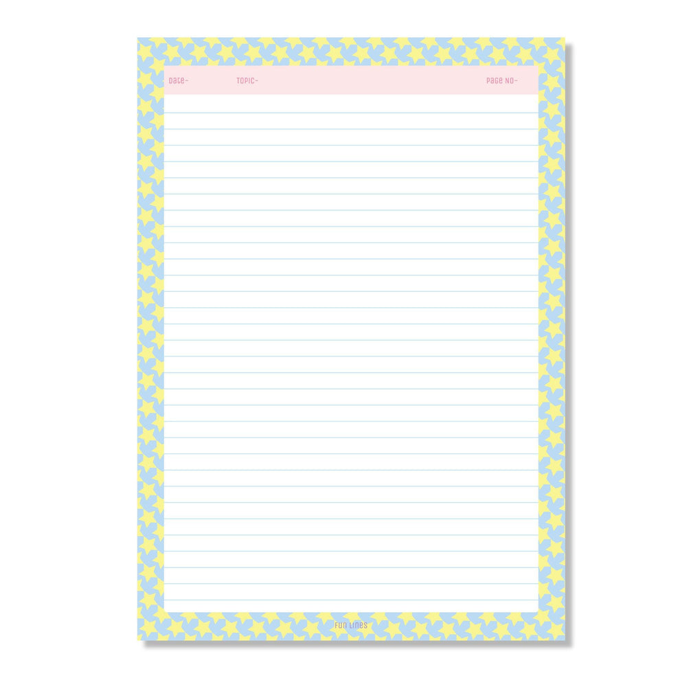 Designer A4 Project Papers For Students – Fun Lines