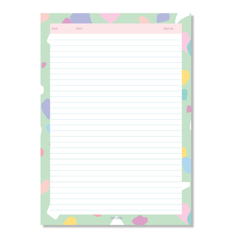 Project Pappers Designer A4 Project Papers For Students – Fun Lines