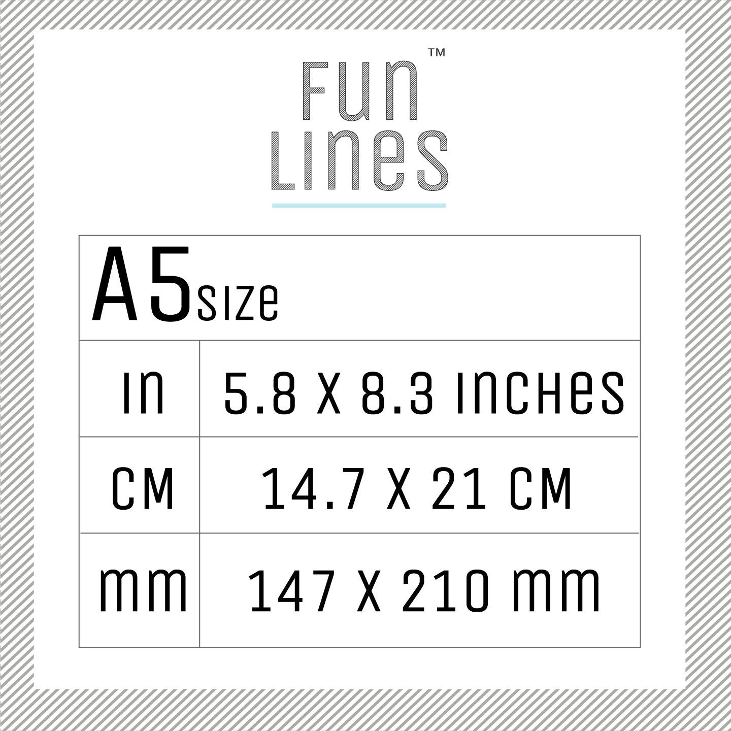 Kraft Notebooks - Fun Lines